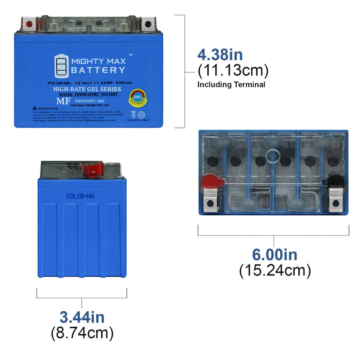 12V 11.2Ah GEL Battery R20557