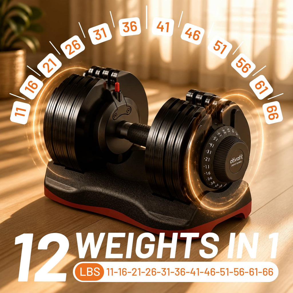 Adjustable Dumbbells Set 5–88LB R73284