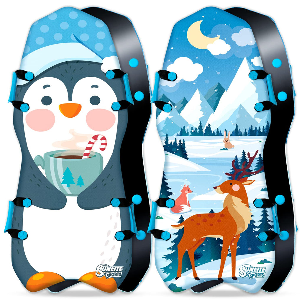 45” Foldable Foam Snow Sled with Handles Y6746