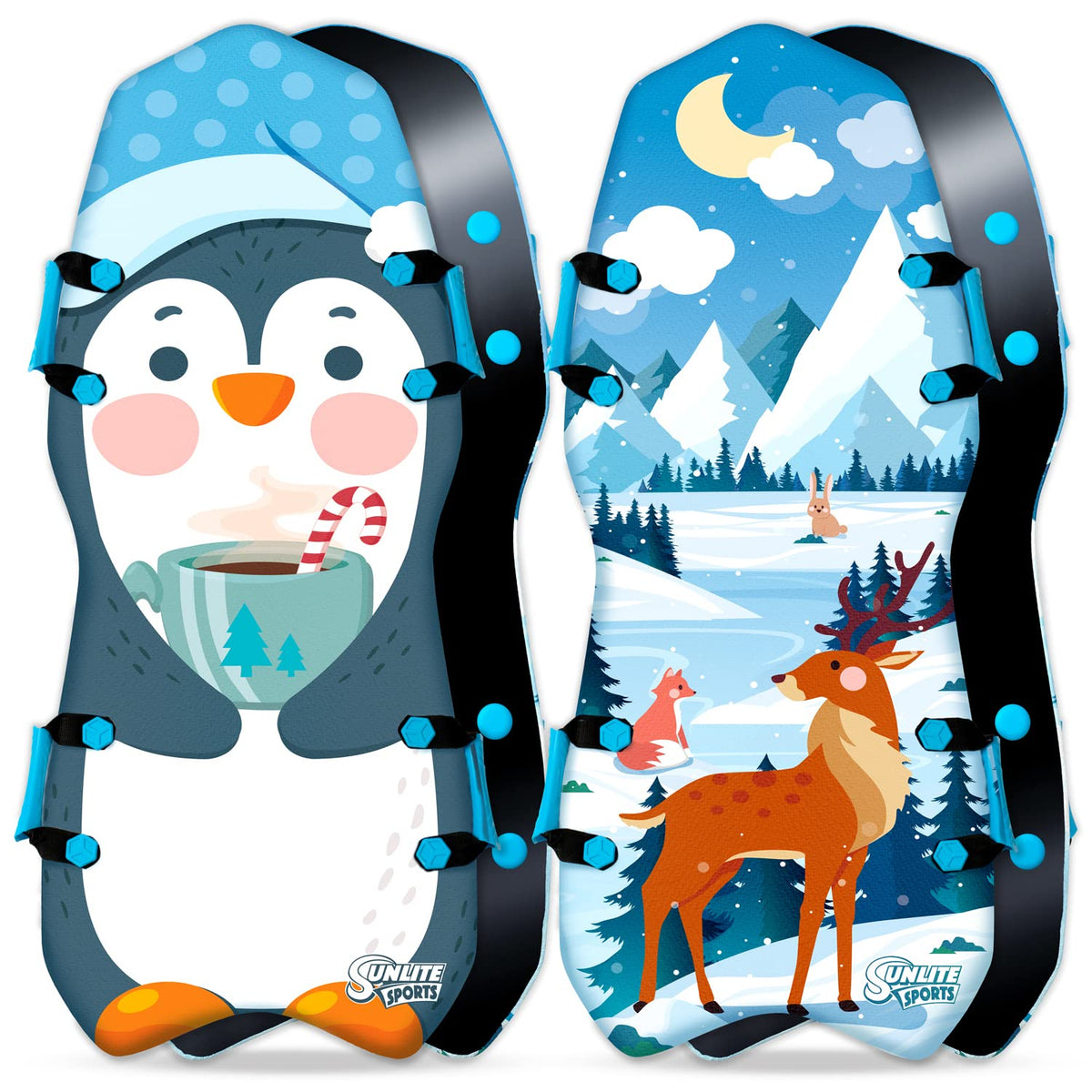 45” Foldable Foam Snow Sled with Handles Y6746