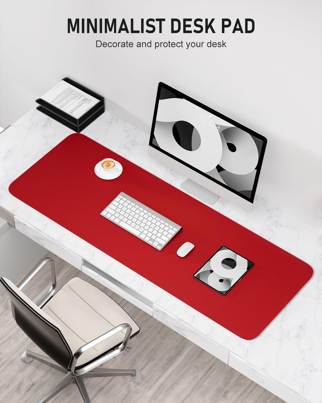 Bright Red Desk Pad L646030