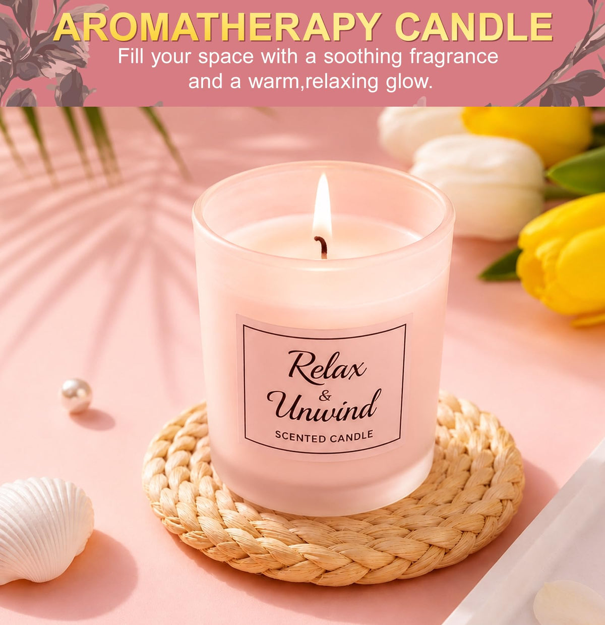 10-Piece Self Care Spa Gift Basket with Throw Blanket and Tumbler I875588