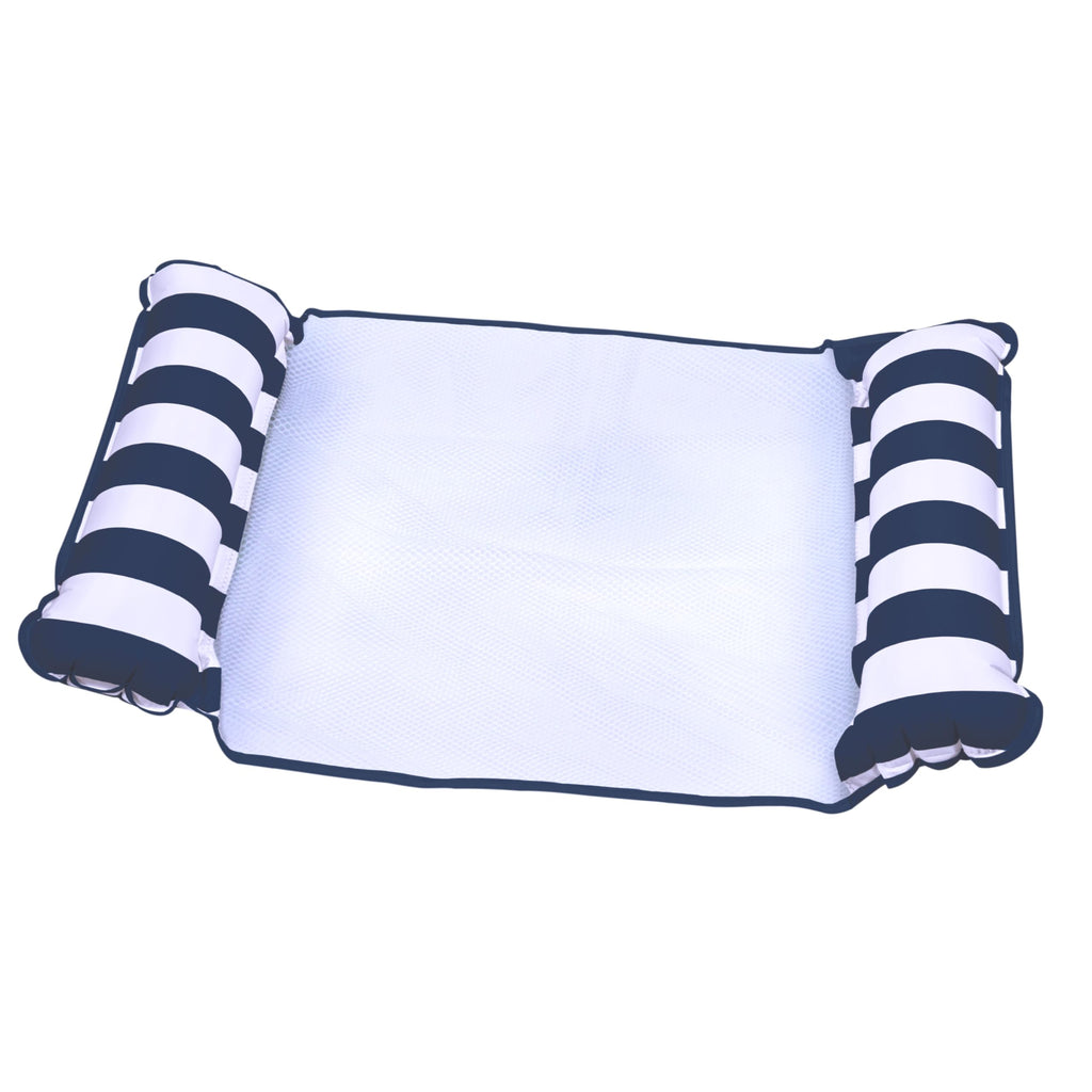 Light Blue, Navy & Burgundy/White Stripe 3-Pack Pool Float R370