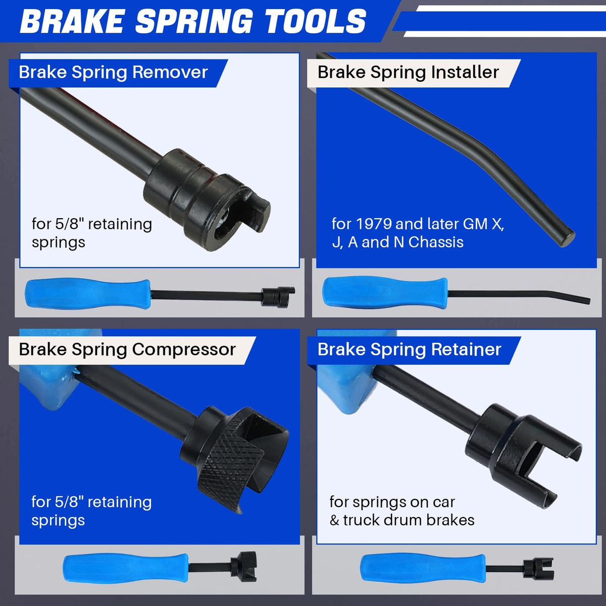 8 Pc Drum Brake Tool Kit O395249