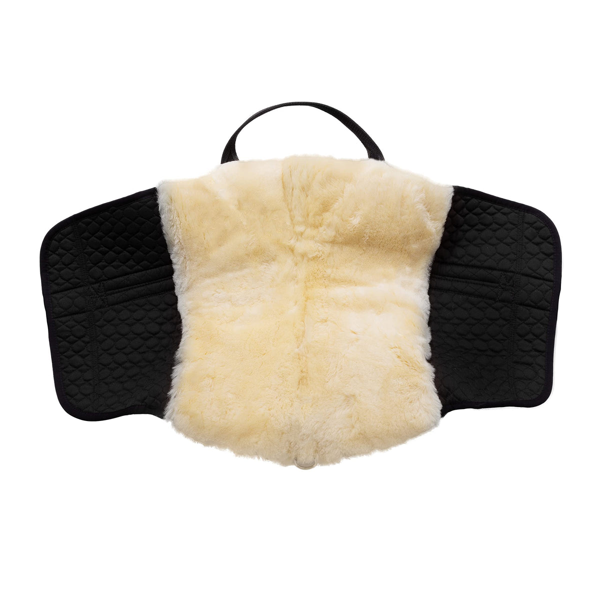 Horse Bareback Pad Treeless Saddle Real Sheepskin L325