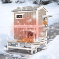 Insulated 2-Story Outdoor Cat House M494763