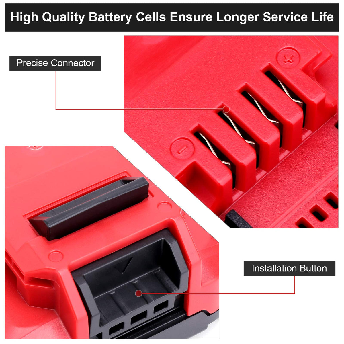 2 Pack 20V Max 3.0Ah Lithium Battery P933323