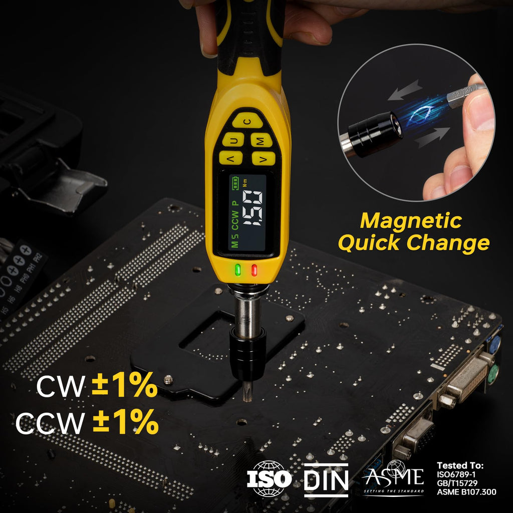 46-Pc Digital Torque Screwdriver Set L922