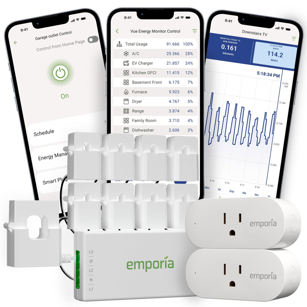 Energy Monitor with 8 Sensors and 2 Smart Plugs G22306