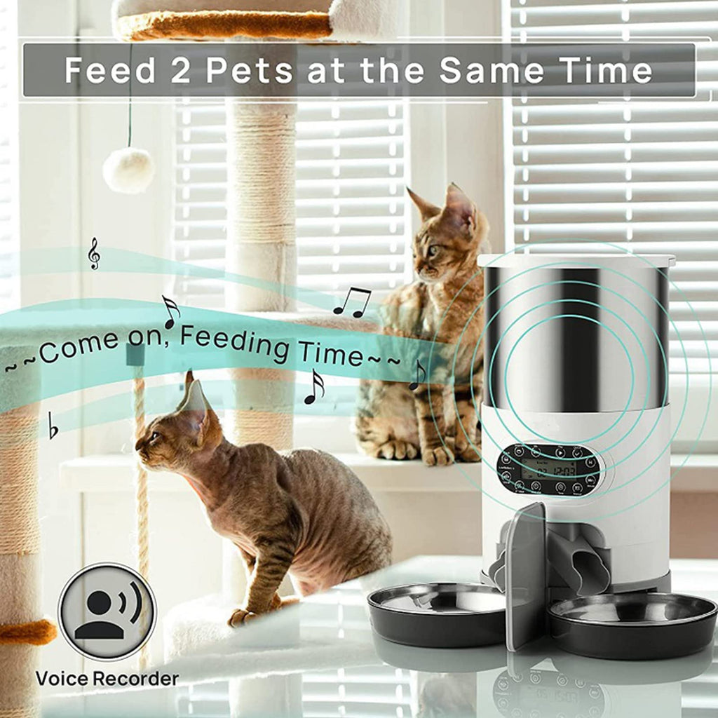 Automatic Cat Feeder 3L/4.5L Programmable D12932