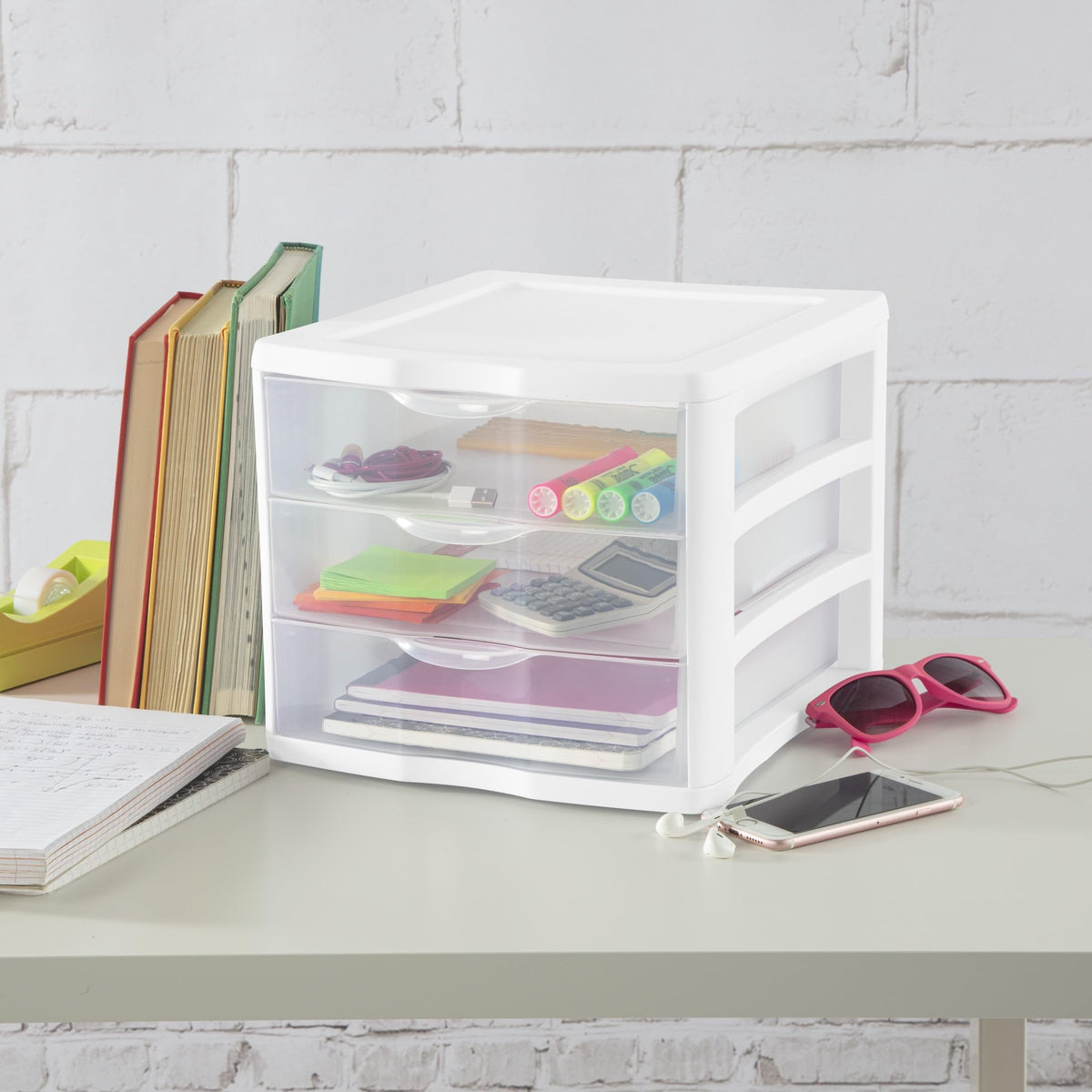 3 Drawer Clear Storage Organizer D86377