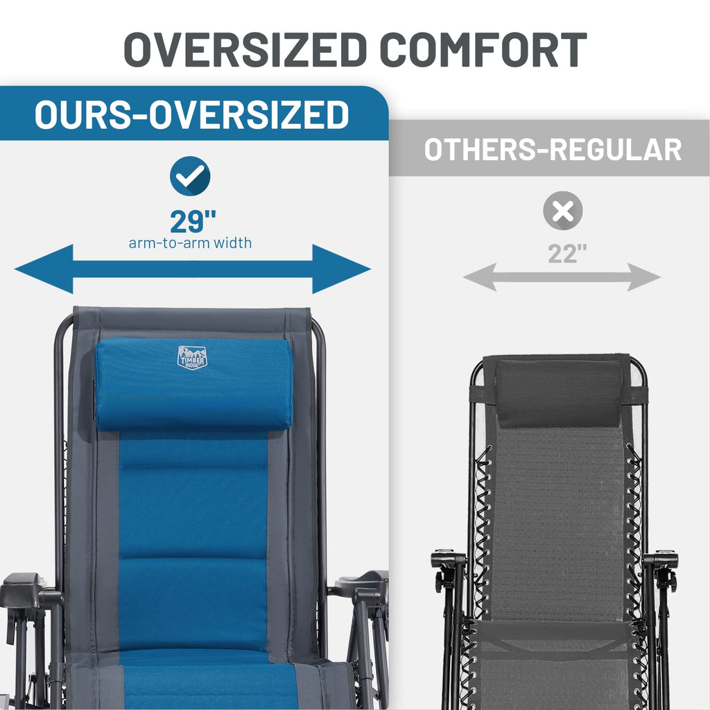 Oversized Zero Gravity Chair 2 Pack B992