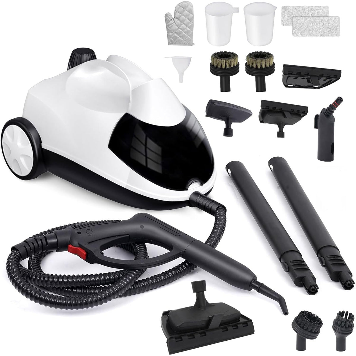 1.5L 6-in-1 Steam Cleaner with 8 Accessories R973397
