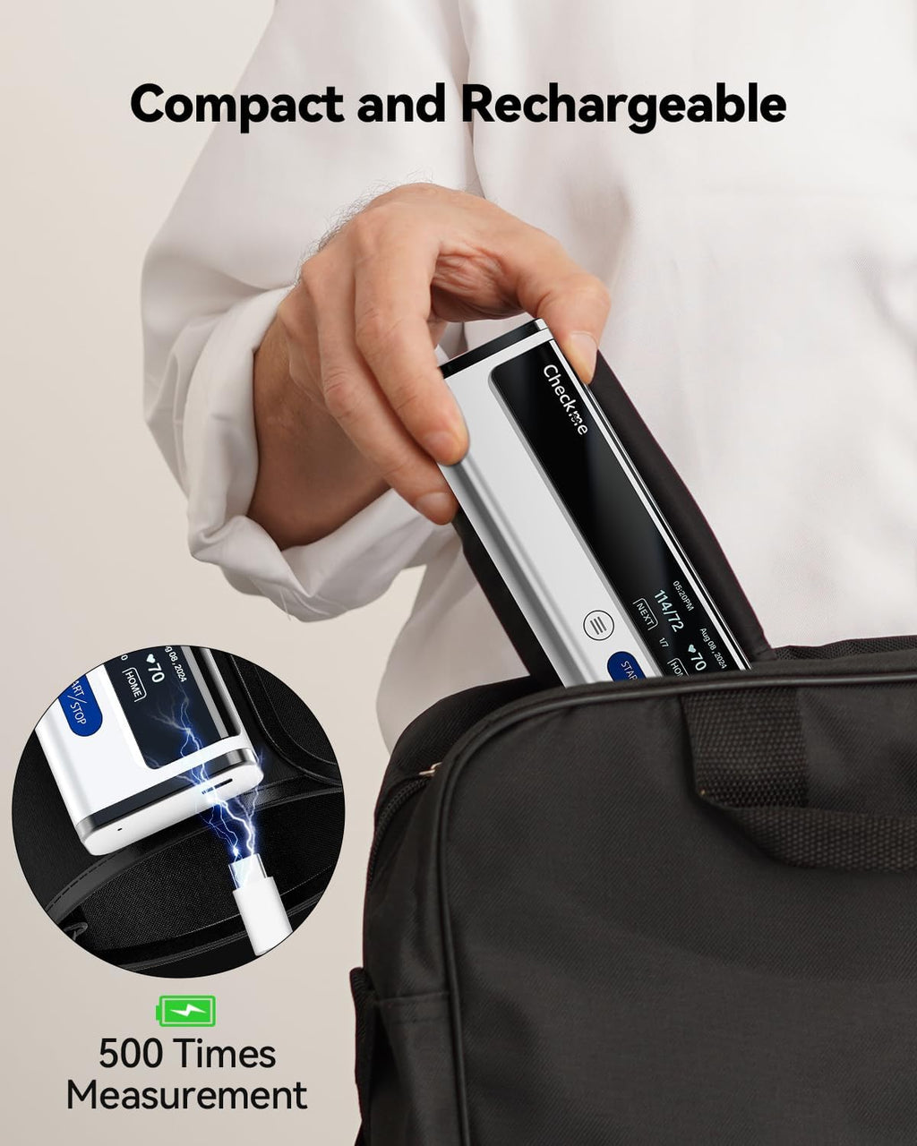 Upper Arm Blood Pressure Monitor with Bluetooth Cuff Z42786