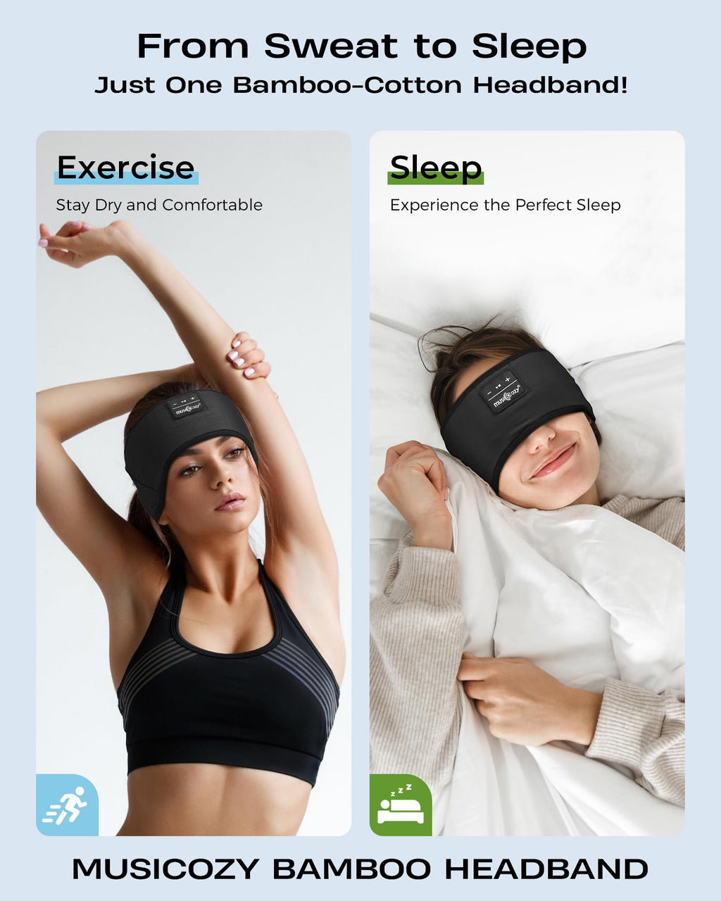 Soft Bluetooth Sleep Headband Headphones G641