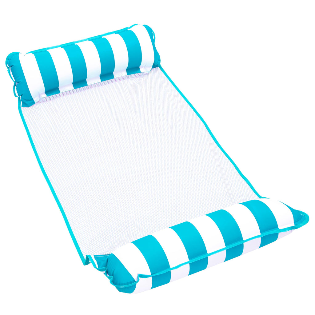 Light Blue, Navy & Burgundy/White Stripe 3-Pack Pool Float R370
