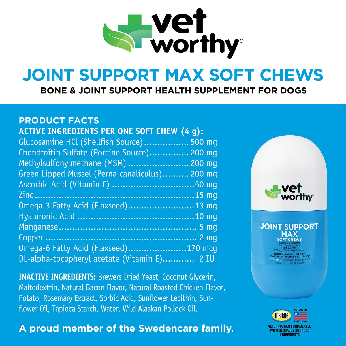 Joint Support Soft Chews 60ct M8564