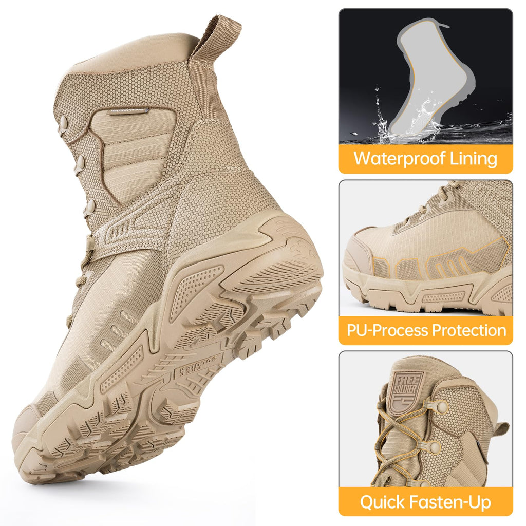 Men's Waterproof Tactical Work Boots N4615