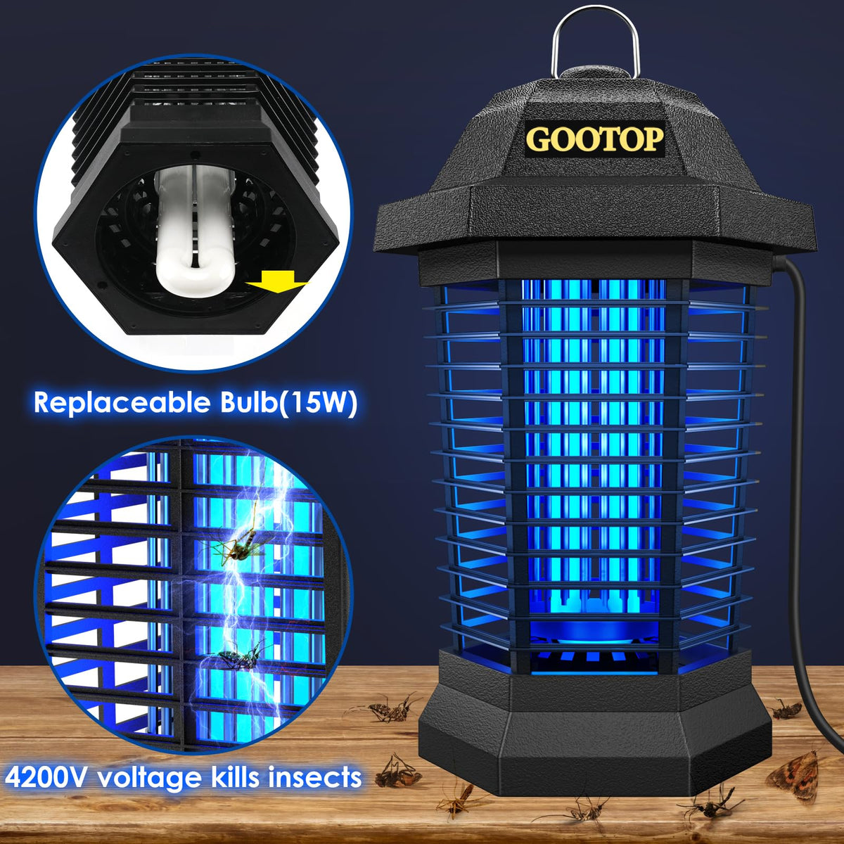 4200V Electric Bug Zapper S5747
