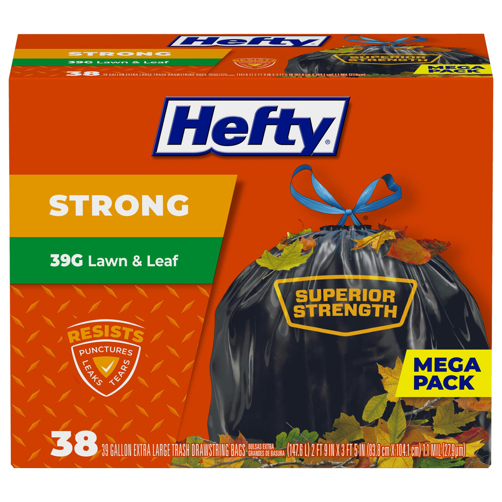 39 Gallon Black Heavy Duty Trash Bags P5350