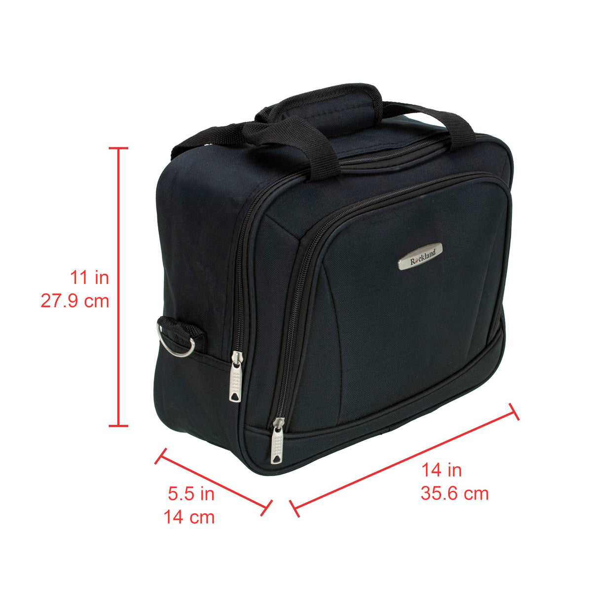 Expandable Softside Upright Luggage Set, Black, 2-Piece (14/19) B13325