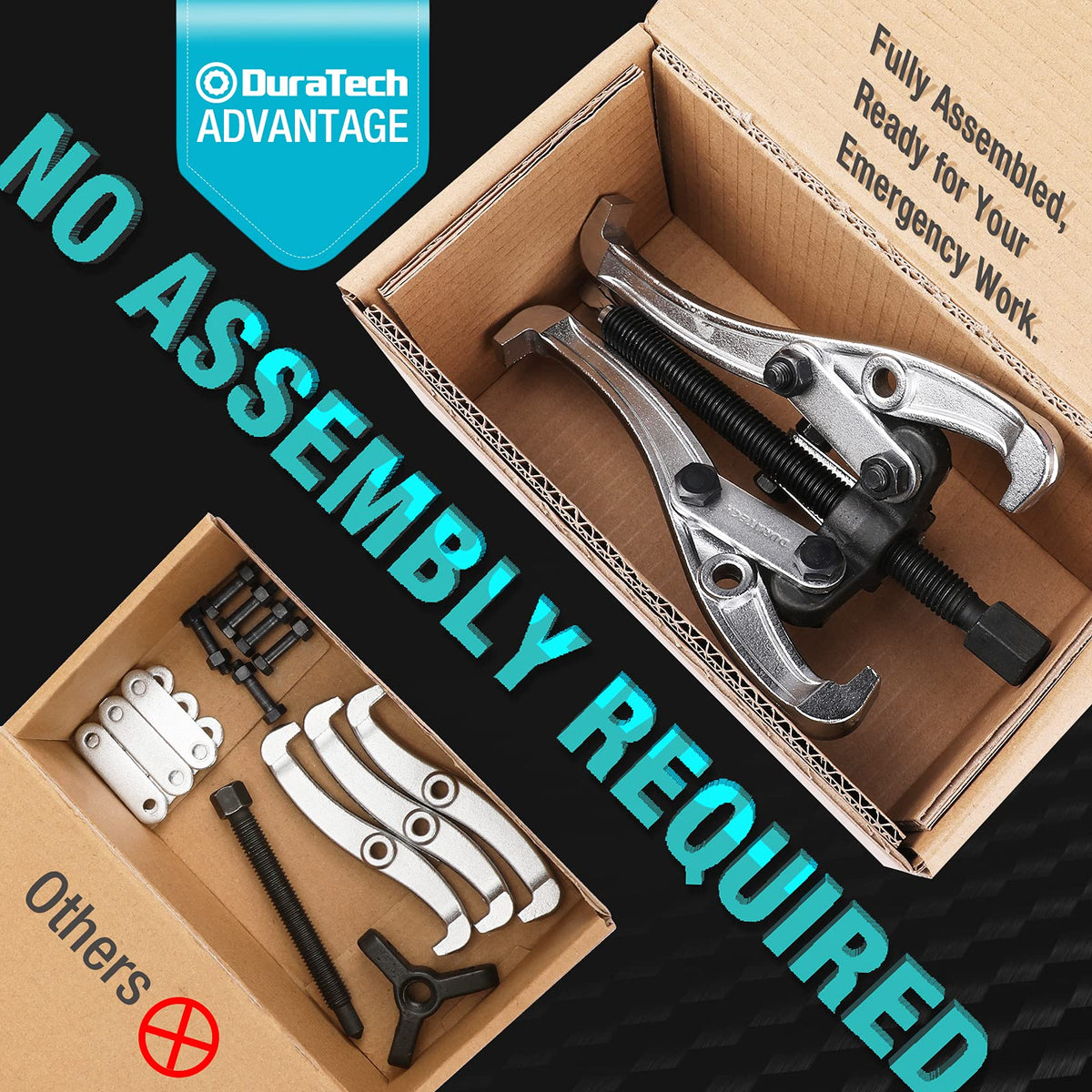 6-Inch 3-Jaw Gear Puller CR-V Steel Z2749