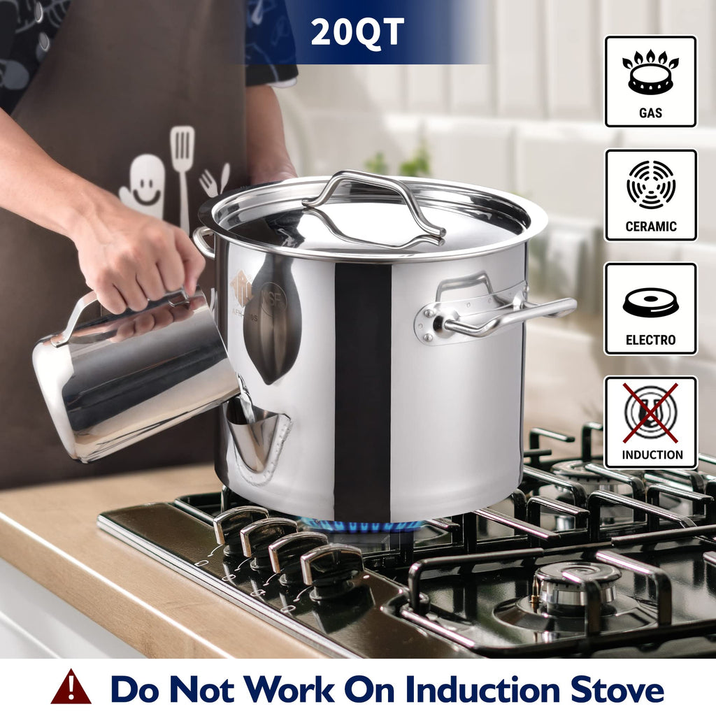 20QT Stainless Steel Tamale Steamer Pot M442