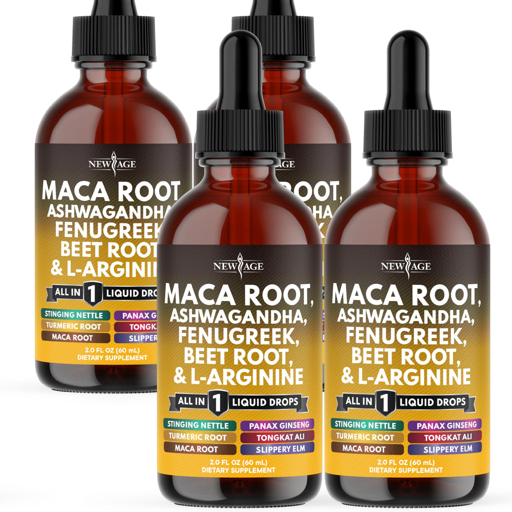 Organic Maca Root Liquid Drops with Ashwagandha 8oz M49680