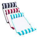 Light Blue, Navy & Burgundy/White Stripe 3-Pack Pool Float R370