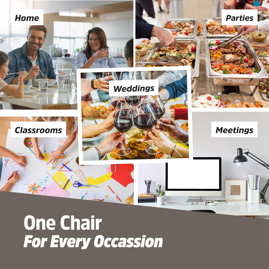 10 Pack Black Plastic Folding Chairs D9005