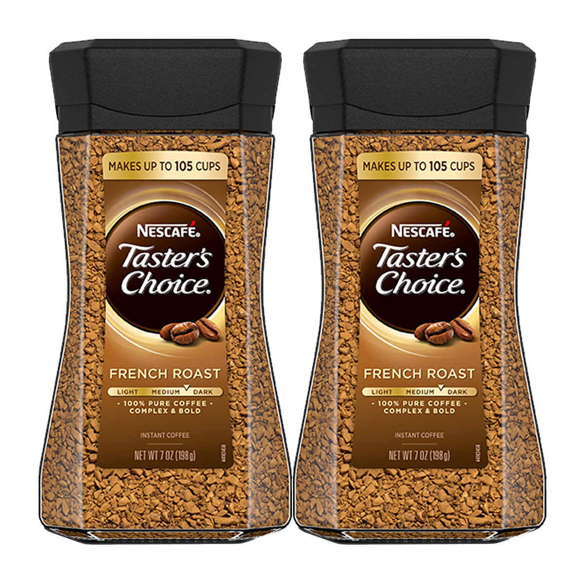 French Roast Instant Coffee 2 Bottles x 7 Oz O95662