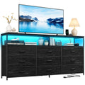 Black 9 Drawer Dresser M381399