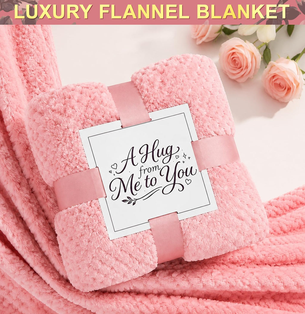 10-Piece Self Care Spa Gift Basket with Throw Blanket and Tumbler I875588