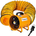 12-Inch Heavy Duty Cylinder Axial Fan with 25-Foot Vinyl Hose Z5693