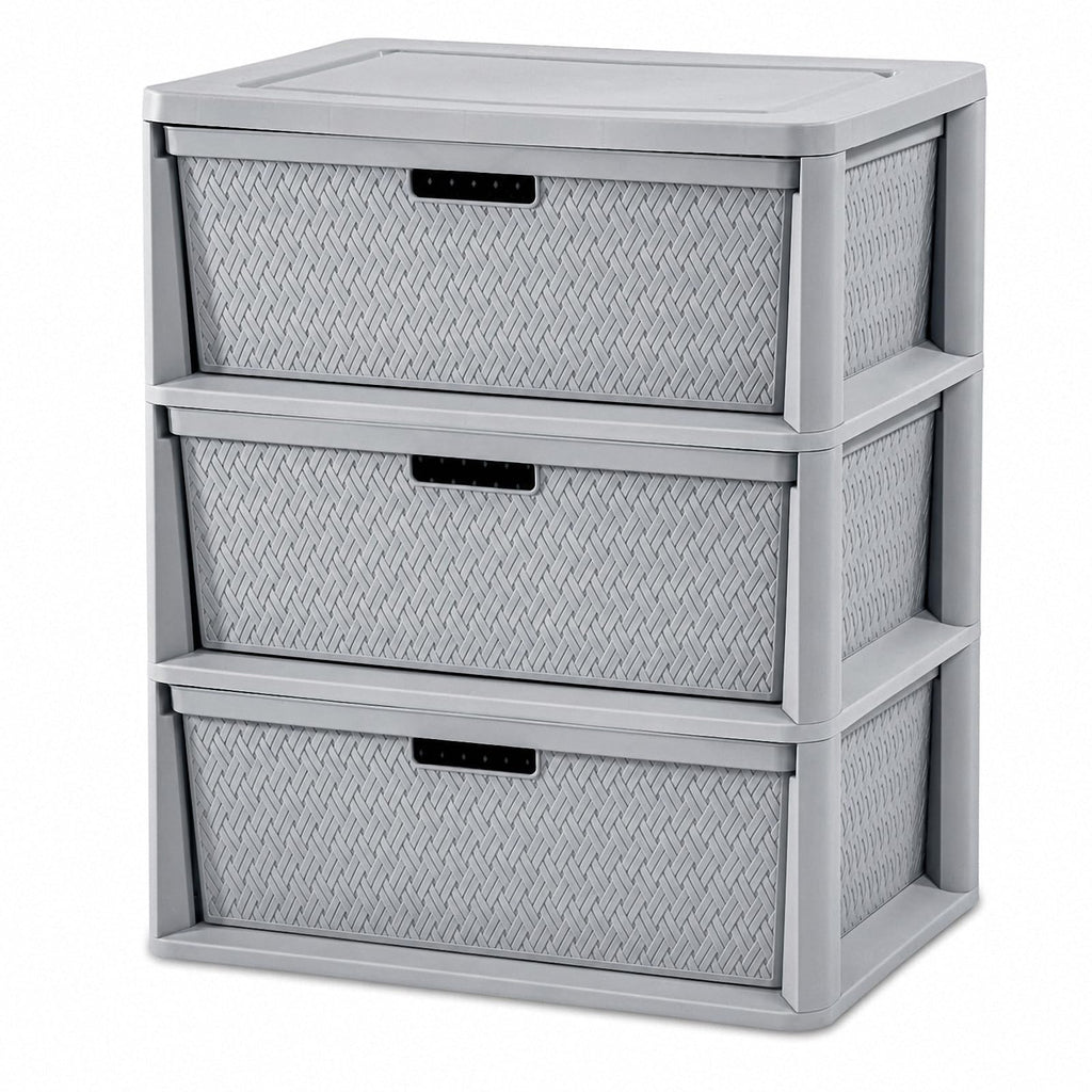 3 Drawer Plastic Storage Organizer Z984713