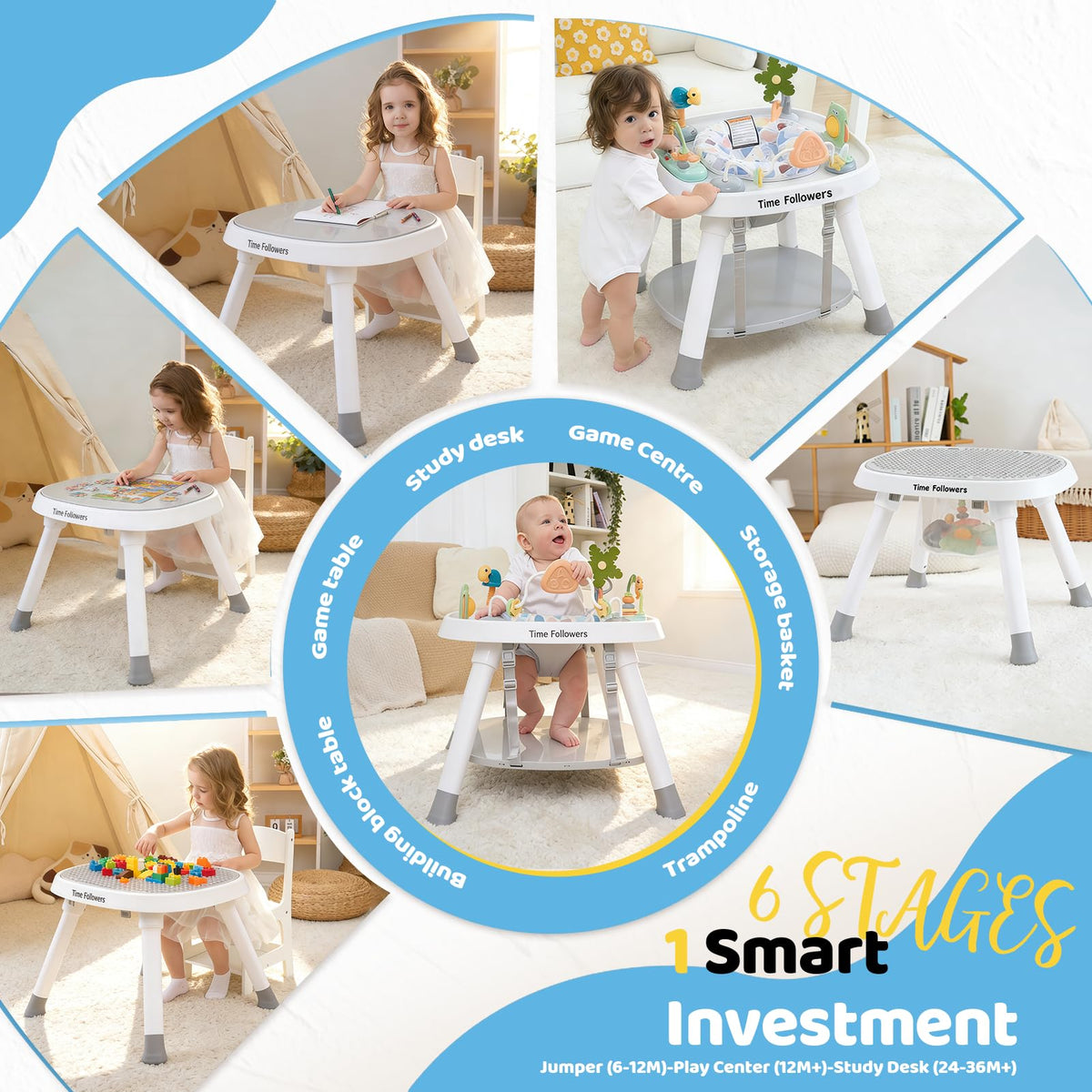 6-in-1 Baby Activity Center B5347