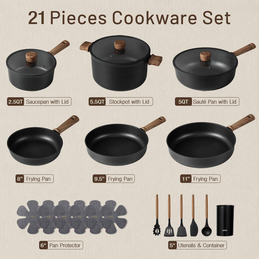 21 Pc Nonstick Cookware Set R22916