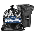 55 Gallon 20 Black Heavy Duty Trash Bags H96399
