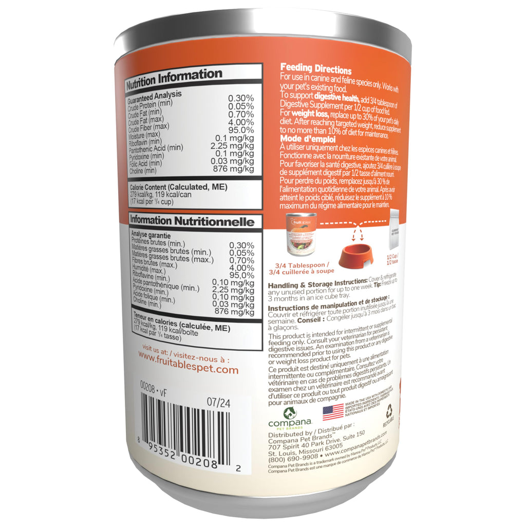 Pumpkin Digestive Supplement for Dogs 15oz A586127