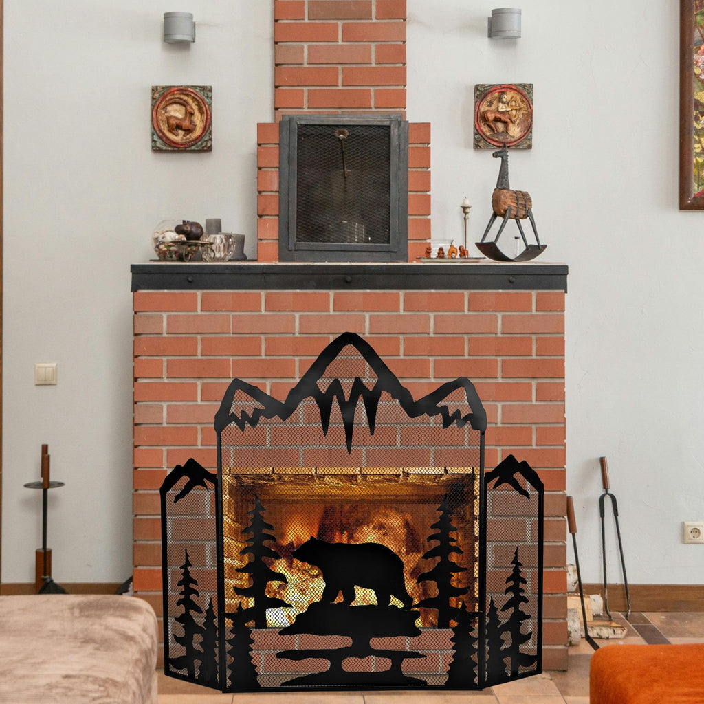 3-Panel Fireplace Screen T818