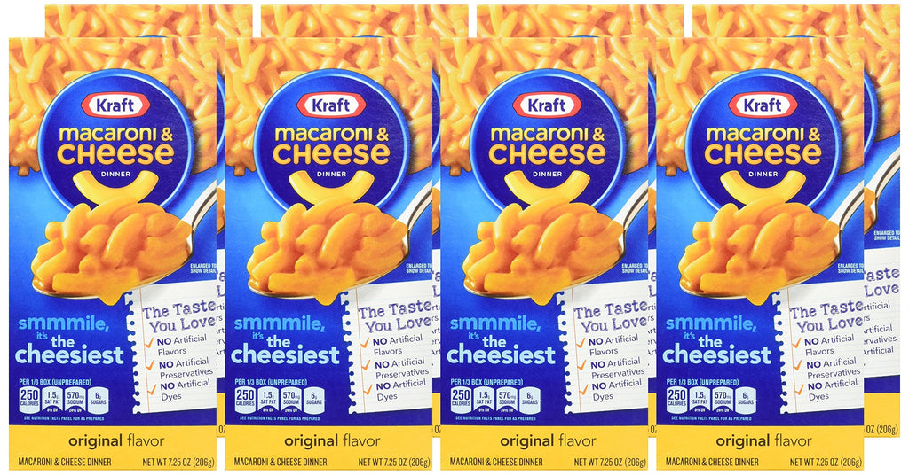 Macaroni & Cheese 7.25 Ounce Boxes Pack of 8 L112488