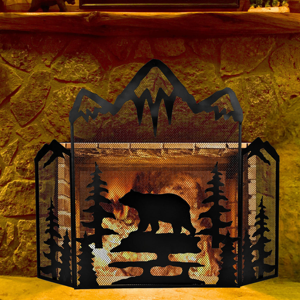 3-Panel Fireplace Screen T818