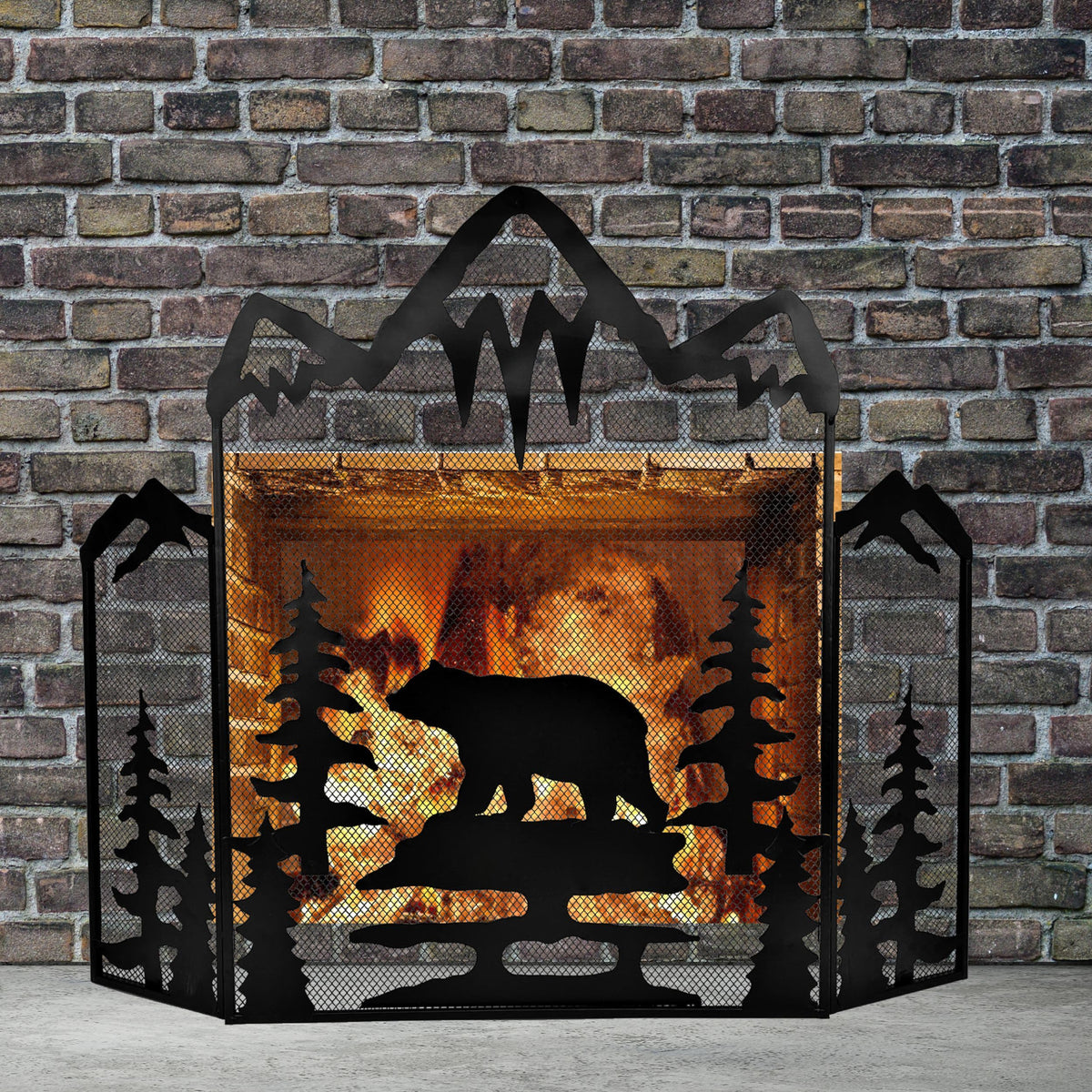 3-Panel Fireplace Screen T818